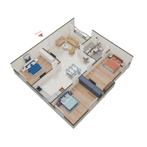 Saakaar Silver Residency 3D 1
