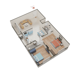 Rudra Vastu Palace Building B C D E 3D 2