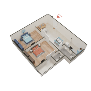 Mark Sukh Sagar Apartment 3D 2