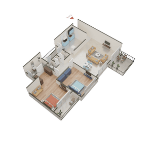 Prozone Palms 3D 1