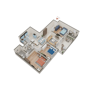 VJ Palladio Balewadi Central 3D 2