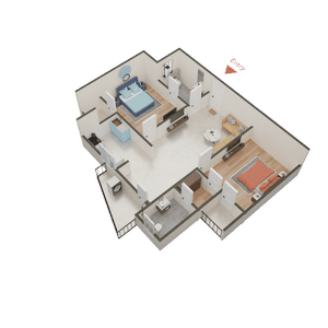 Rudra Banke Bihari Residency 3D 2