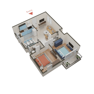 Desai Golden Springs 3D 2