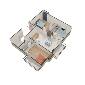 Saravana Flats 3D 2