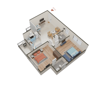 Sarva Residency 1 3D 2