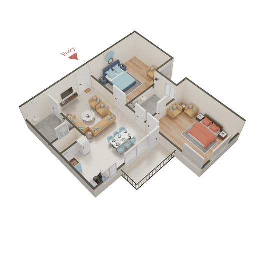 LDA Ratanlok Apartment 3D 1