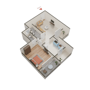 Mohan Alcoves I 3D 1