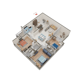 D And C Meghdhanush Residency 3D 2
