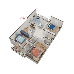 Shree Omkar Residency 3D 2