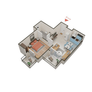 Sunworld Arista Phase 1 Tower 1 2 3 4 6 10 3D 2