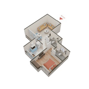 Gallery Cover Pic of Wadhwa Wise City South Block Phase I Plot RZ8 Building 6 Wing A4