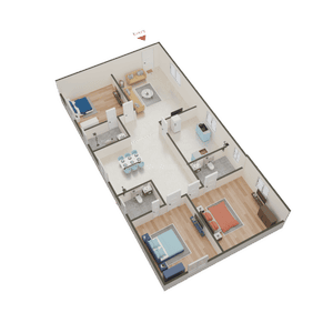 Golden Boulevard Villa 3D 1