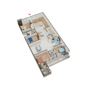 RR Elegant Floors 400 Sq Yard 3D 2