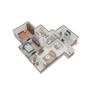 Gallery Cover Pic of L And T Evara Heights T1