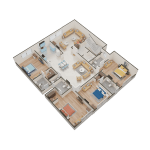 Luxury Builder Floors by Swastik 4 3D 2