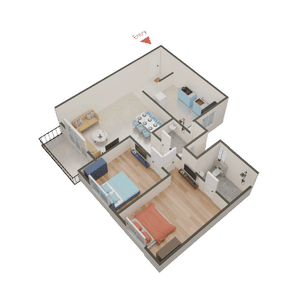Kumar Palmspring Towers A4 A5 And B2 3D 2