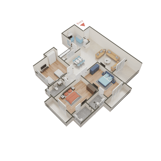 Adarsh ABL Royal Palms 3D 1