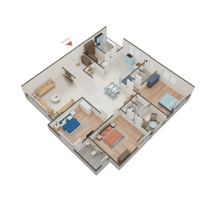 Krishna Shyamal Heights 3D 2