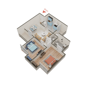 V S Laxmi Vihar C Building 3D 1