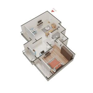 Vikas Ritz Tower D Residential 3D 2