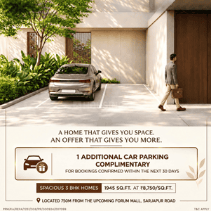 Project Image of 1945 Sq.ft 3 BHK Apartment / Flat for sale in Yamare for Rs. 17400000