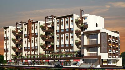Gallery Cover Image of 1870 Sq.ft 2.5 BHK Apartment / Flat for rent in Golechha Mangalam Shraddha, Ganeshpeth Colony for Rs. 18000
