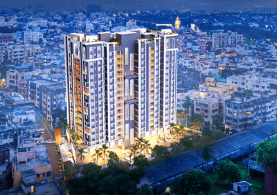 Project Image of 957 Sq.ft 3 BHK Apartment / Flat for sale in Lake Town for Rs. 11500000