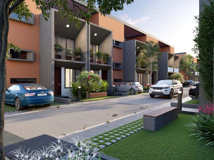 H K Tilak Bungalows Elevation 1