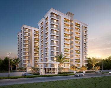 Project Image of 1284 Sq.ft 3 BHK Apartment / Flat for sale in New Manjalpur for Rs. 6000000