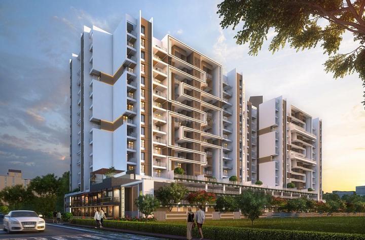 Saheel Itrend Life Wing A B Elevation 1