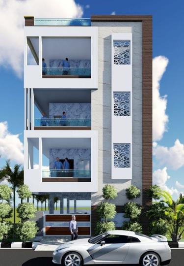 Crystal Home Builder Flat Elevation 1