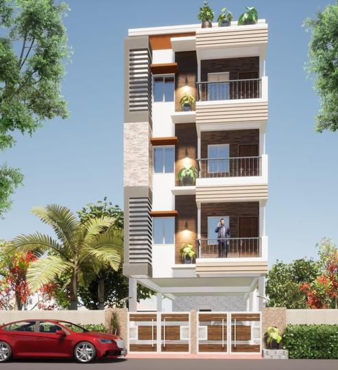 SS Sahana Apartment Elevation 1