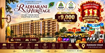 Project Image of 717 Sq.ft 1 BHK Apartment / Flat for sale in Rukmani Vihar for Rs. 7227000