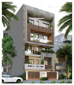Red Affordable Flats Project Images