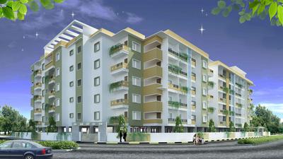 Project Image of 1380 Sq.ft 3 BHK Apartment / Flat for sale in Bangalore City Municipal Corporation Layout for Rs. 9250000