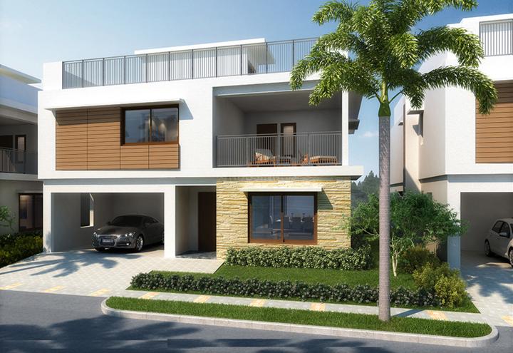 Adarsh Palm Acres Palm Aqua Elevation 1