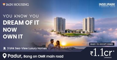 Project Image of 1703 Sq.ft 3 BHK Apartment / Flat for sale in Padur for Rs. 11060985