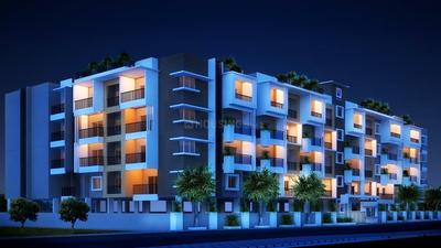 Project Image of 1374 Sq.ft 3 BHK Apartment / Flat for sale in Annapurneshwari Nagar for Rs. 9000000