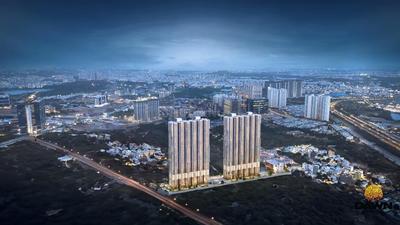 Project Image of 1690 Sq.ft 3 BHK Apartment / Flat for sale in Financial District for Rs. 19000000