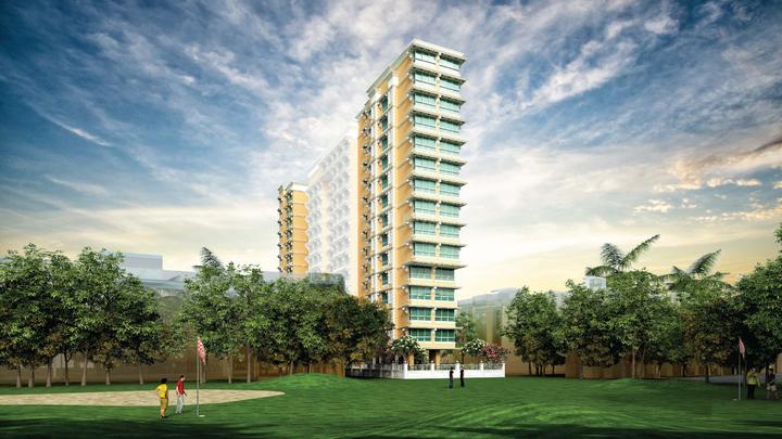 Trishabh Greens Wing B Elevation 1