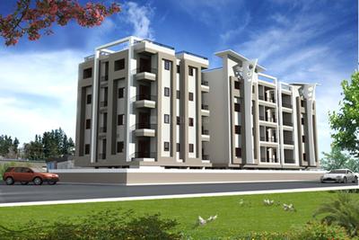 Project Image of 1000 Sq.ft 3 BHK Apartment / Flat for sale in New Gotri for Rs. 4200000
