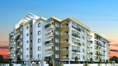 Project Image of 1380 Sq.ft 3 BHK Apartment / Flat for sale in Bangalore City Municipal Corporation Layout for Rs. 9250000