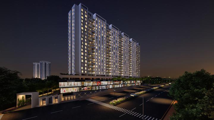 Goel Ganga Utopia E Building Elevation 1