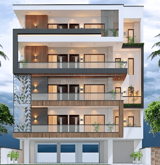 Hardik Luxurious Floors Elevation 1