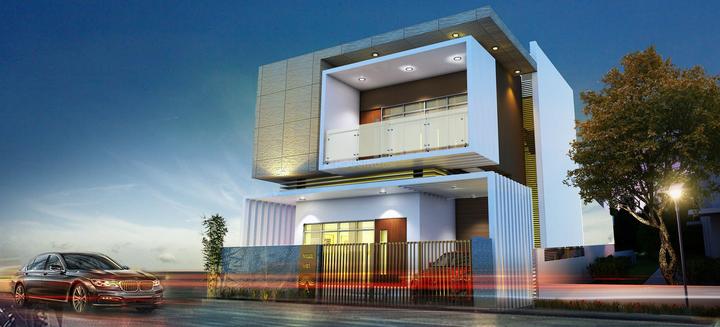 Sri Vedhaa Pearl Villas Elevation 1