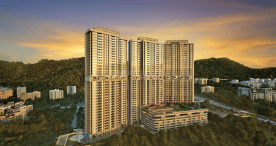 Project Image of 850 Sq.ft 2 BHK Apartment / Flat for sale in Thane West for Rs. 17800000