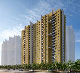 Project Image of 1219 Sq.ft 3 BHK Apartment / Flat for sale in Dhulagori for Rs. 6800000