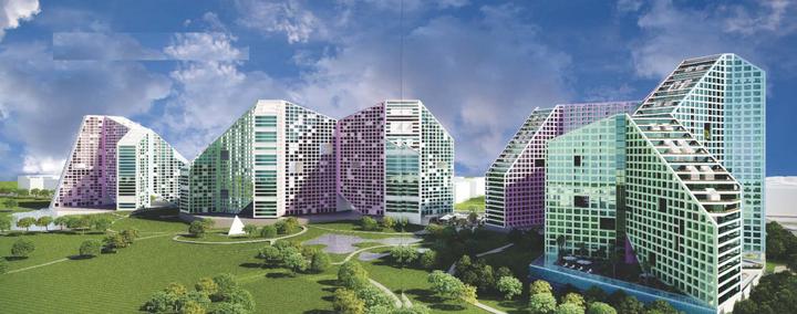 Amanora Future Towers Elevation 1