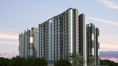 Gallery Cover Image of 1064 Sq.ft 2 BHK Apartment / Flat for sale in Goyal Orchid Whitefield, Makarba for Rs. 6800000