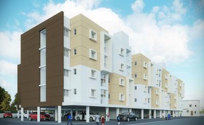 Gallery Cover Image of 645 Sq.ft 1 BHK Apartment / Flat for rent in Shriram Shreshta Apartments, Madukkarai for Rs. 12000